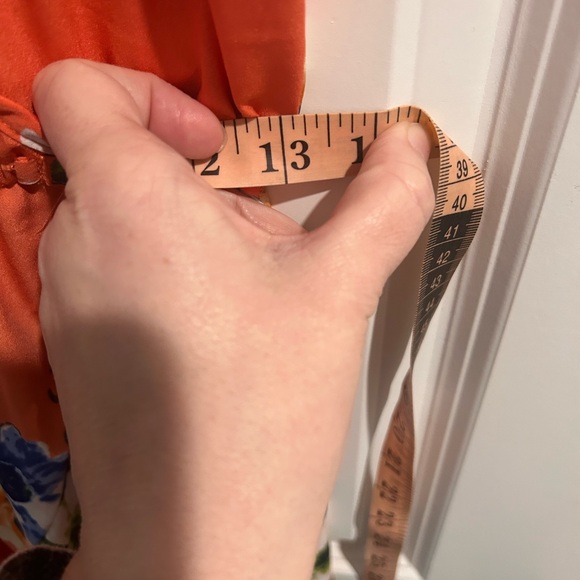 Hint Of Blush Floral Ruffle Maxi Dress - Picture 8 of 8